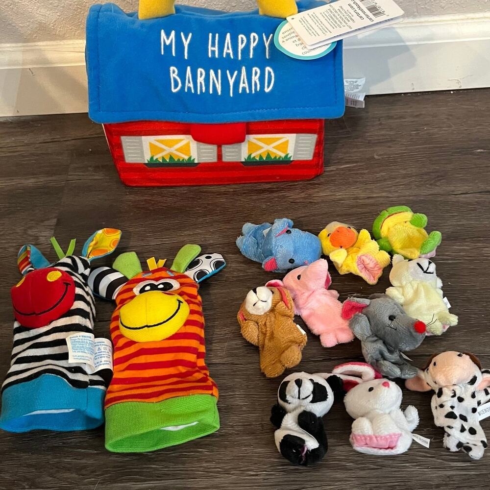 My Happy Barnyard Holder For Animal Finger And Feet Puppets